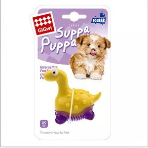 GiGwi Suppa Puppa Dino Figure Dog Toy
