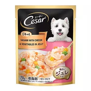 Cesar Sasami with Cheese & Vegetables in Jelly Dog Wet Food