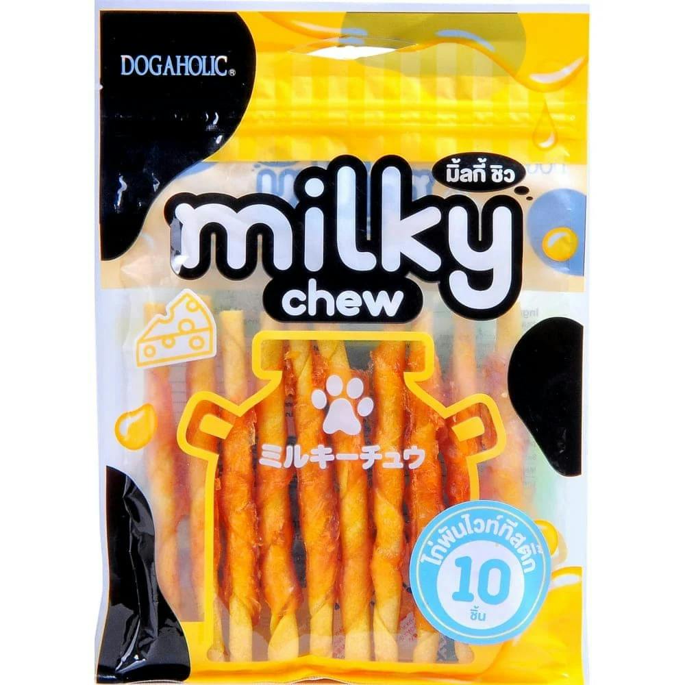 Milky Chew Cheese & Chicken Stick Style 10 Pieces