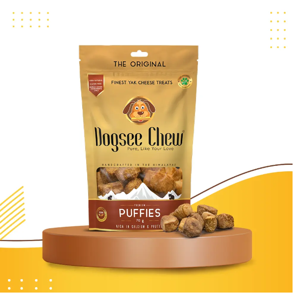 Dogsee Chew 100% Natural Yak Cheese Puffies