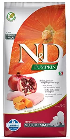 Farmina N&D Pumpkin Chicken & Pomegranate Dry Food - Puppy Medium/Maxi