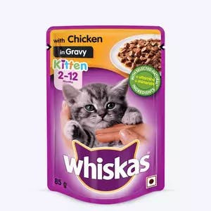 Whiskas Chicken in Gravy Wet Kitten food