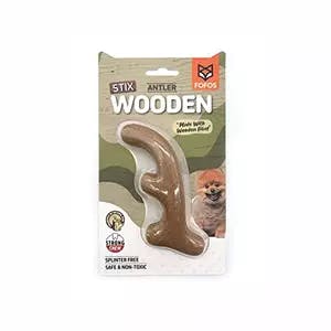 Fofos Woodplay Antler Dog Chew Toy