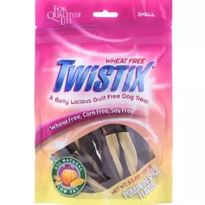 Twistix Dental Chews for Dogs with Pumpkin Spice Flavor