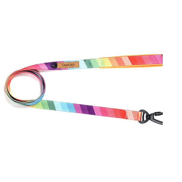 Buy Glucklich Printed Dog Leash  -  Rainbow from kuddle