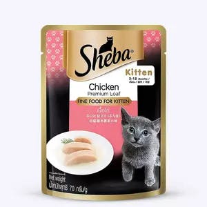Sheba Chicken Premium Loaf Wet Kitten Food