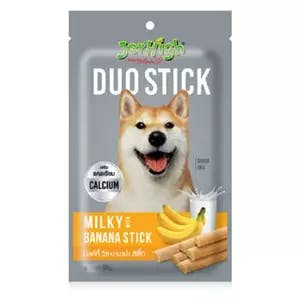 JerHigh Duo Stick Dog Treat - Milky with Banana Stick