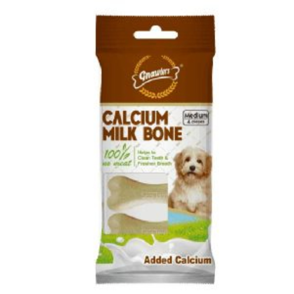 Gnawlers Calcium Milk Bone 3 inch