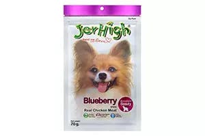 JerHigh Blueberry Stick Dog Treat with Chicken