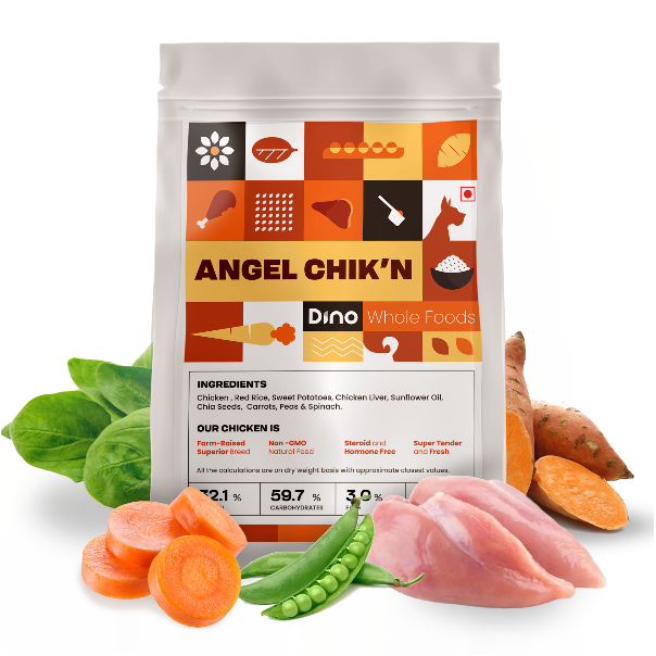 Dino Whole Foods Chicken Recipe Angel Chik'n (3 pack of 200g)