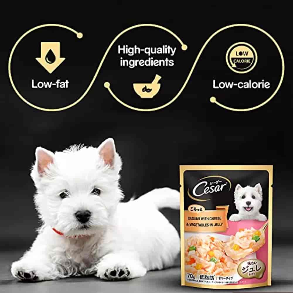 Cesar dog best sale food calories