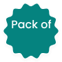 Pack size badge