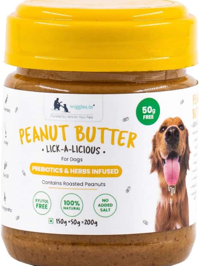Hi Doctors, A quick question - I have a toy poodle named Whiskey who is about 40days old, Is it good to give him a little(half a tea spoon) peanut butter like thrice a week or something? Attaching the image of the product here.