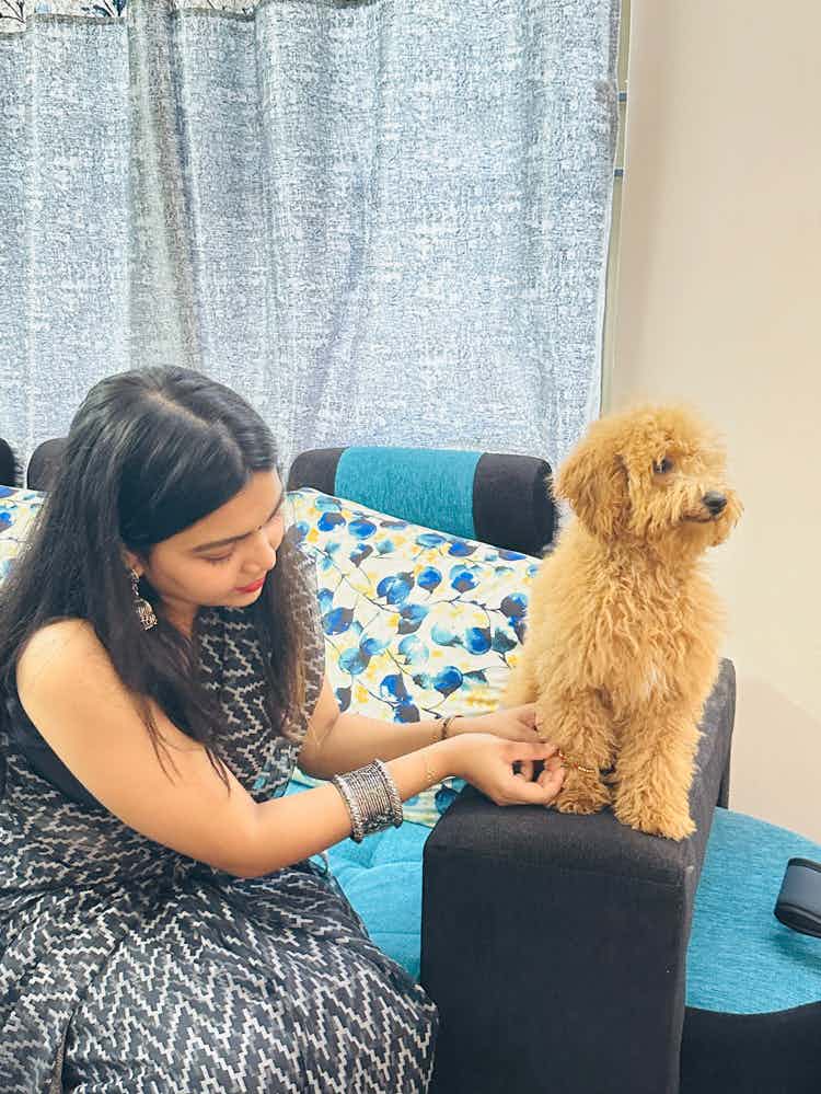 Celebrating Rakhi with my pooch Whiskey, because every day is a sibling day with him!🥳
Happy Rakshabandhan 🫶♥️