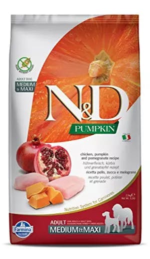 Farmina N&D Pumpkin Chicken & Pomegranate Dry Food - Adult Medium/Maxi