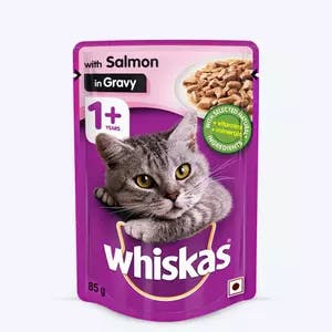 Whiskas Salmon in Gravy Adult Wet Cat Food