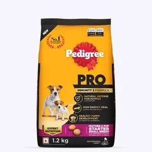 Pedigree PRO Expert Nutrition Lactating/Pregnant Mother & Puppy Starter Dog Dry Food - Small Breed