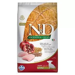 Farmina N&D Ancestral Grain Chicken & Pomegranate Dry Food - Puppy Mini