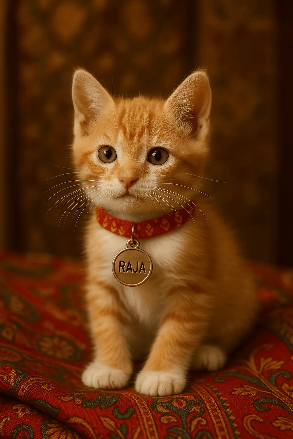cat in traditional setting